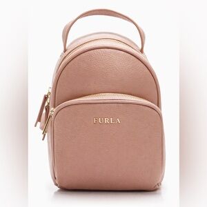 Furla Frida Mini Backpack – Moonstone (Pale Pink) – Excellent Condition